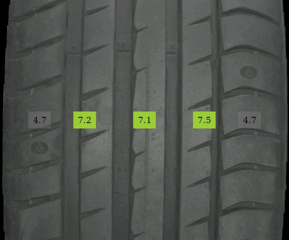 235/45 R20 100Y Sommerreifen Triangle Effex Sport 6-7mm DOT 4624 - 4 REIFEN - Bild 4 von 4