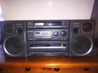 Panasonic  Portable Boombox Cassette Deck  Am-fm Works Only Deck 1 Needs Repair