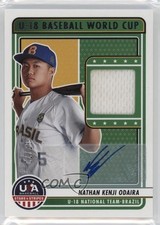 2023 USA Baseball Stars & Stripes Signatures /72 Nathan Kenji Odaira Auto 0x82