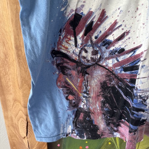 Polo Ralph Lauren Denim Supply Aztec Indian Chief Sportsman Western T Shirt L - Picture 2 of 11