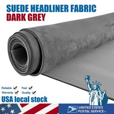 Headliner Fabric Suede with Foam-Backed Roof Panel Lining Upholstery Renew