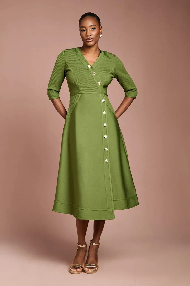 green emerald velvet dress Forest Green Embellished Ribbon Gown main image 1