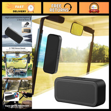Wireless Bluetooth Golf Cart Speaker - Magnetic, IP67 Waterproof, TWS Stereo Bas