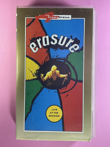 Erasure Live At The Seaside 1987 13 Songs VHS Video Tape - Picture 1 of 3