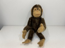 Steiff Animal Monkey Chimpanzee 15cm. Excellent Condition