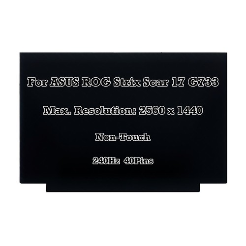 17.3" 240Hz QHD LCD Screen IPS Display Replacement for MSI Stealth GS7 2560x1440 - Bild 1 von 4