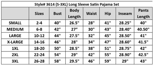 Women's Printed Satin Pajama Set - Picture 16 of 31