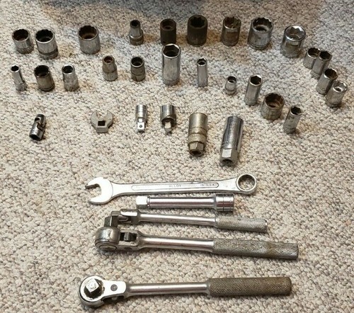 Großpackung Posten Hergestellt in den USA Steckschlüsseleinsätze, Ratschen, Wänke & Verlängerungen - SK Thorsen Armstrong - Bild 1 von 12