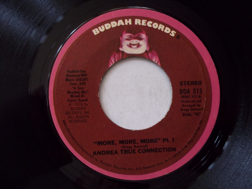 ANDREA TRUE CONNECTION More More More Part I & II - 45 RPM 7" Record 1976 BUDDAH - Picture 4 of 6