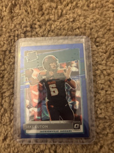 2020 Panini Jake Luton Rated Rookie Blue Scope