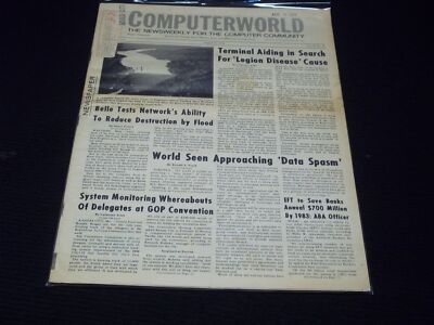 1976 AUGUST 16 COMPUTERWORLD MAGAZINE FOR THE COMPUTER COMMUNITY - H 8761