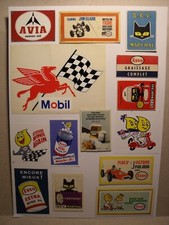 1/43 GARAGE ESSO POSTERS 4 FOR DEPREUX TOYS 1960 VROOM NOREV