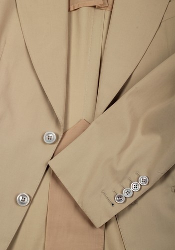 TOM FORD Atticus Sand Suit Size 46 / 36R U.S. In Cotton New With Tags - Picture 4 of 7