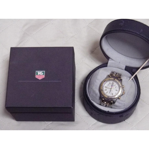TAG HEUER chronograph combination S35.006M quartz used 42mm