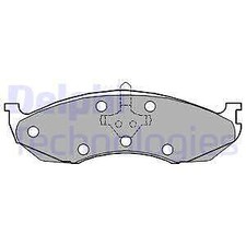 LP1615 DELPHI Brake Pad Set, disc brake for JEEP,KIA