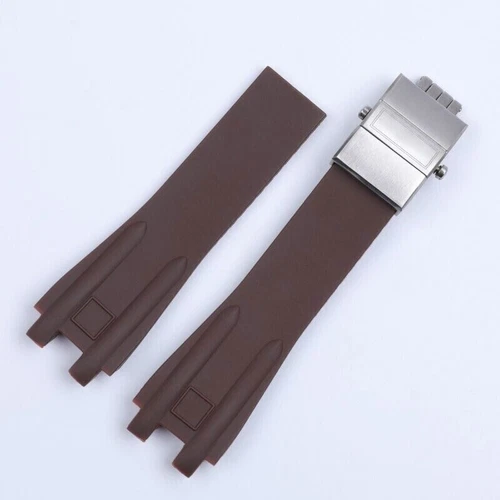 Correa de reloj ejecutiva de goma de silicona de 26 mm para Ulysse Nardin El Toro - Imagen 22 de 30