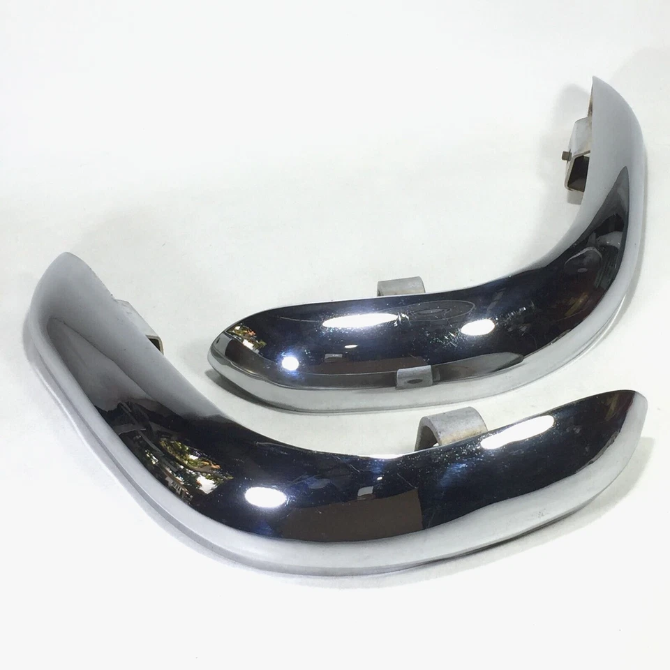 Par trasero derecho izquierdo cromo parachoques esquina cuarto OEM USADO para Triumph GT6 Spitfire Foto 3 de 4