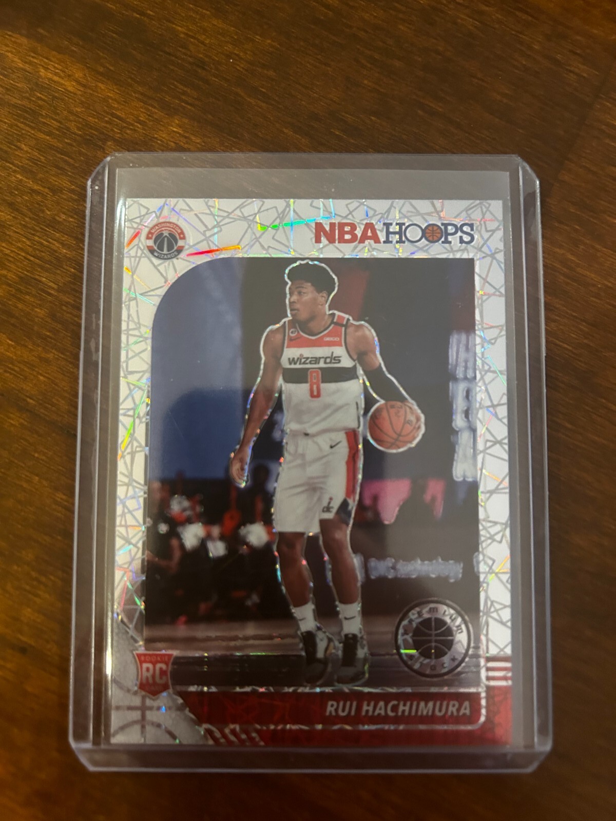 2019-20 Panini NBA Hoops Premium Stock Silver Lazer - #206 Rui Hachimura (RC)