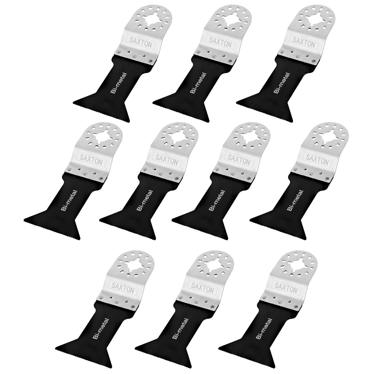 Saxton 44mm Bi-metal Blade for Fein Multimaster Bosch Multitool (10 Pack)