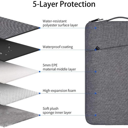 Ultra Thin Laptop Sleeve Case Shockproof Notebook Cover Business - Bild 5 von 8