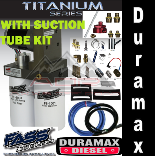 FASS Titanium Signature Fuel Pump 165GPH 01-10 Chevy/GMC Duramax 6.6 TS C10 165G - Zdjęcie 1 z 11