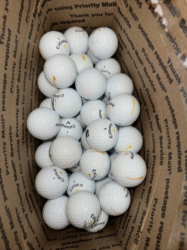 140 Callaway Warbird Mix Used White Golf Balls Mix Condition! Lot V25