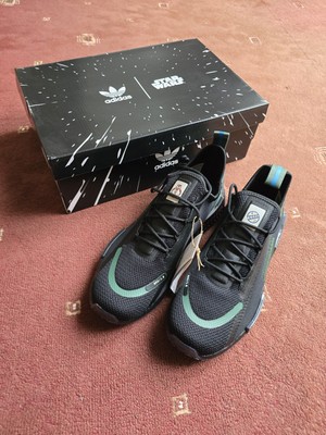 Adidas x Star Wars NMD R1 Boba Fett Spectoo Schuhe UK Herren Größe 9 Brandneu