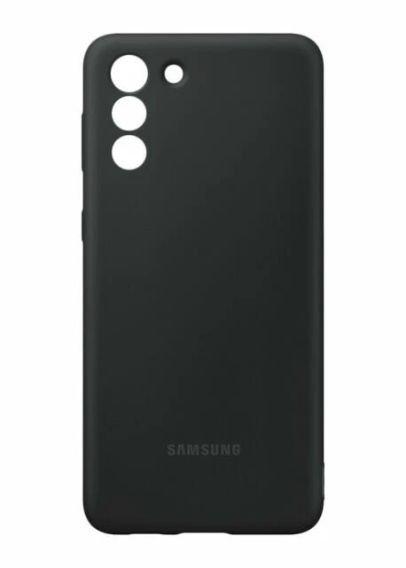 Samsung Coque en Silicone pour Samsung Galaxy S21+ 5G - Noir - Photo 1/1