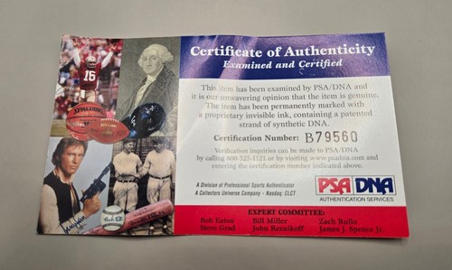 Michael Strahan Giants Authentic Signed Autographed Football - PSA/DNA Certified - Picture 5 of 8
