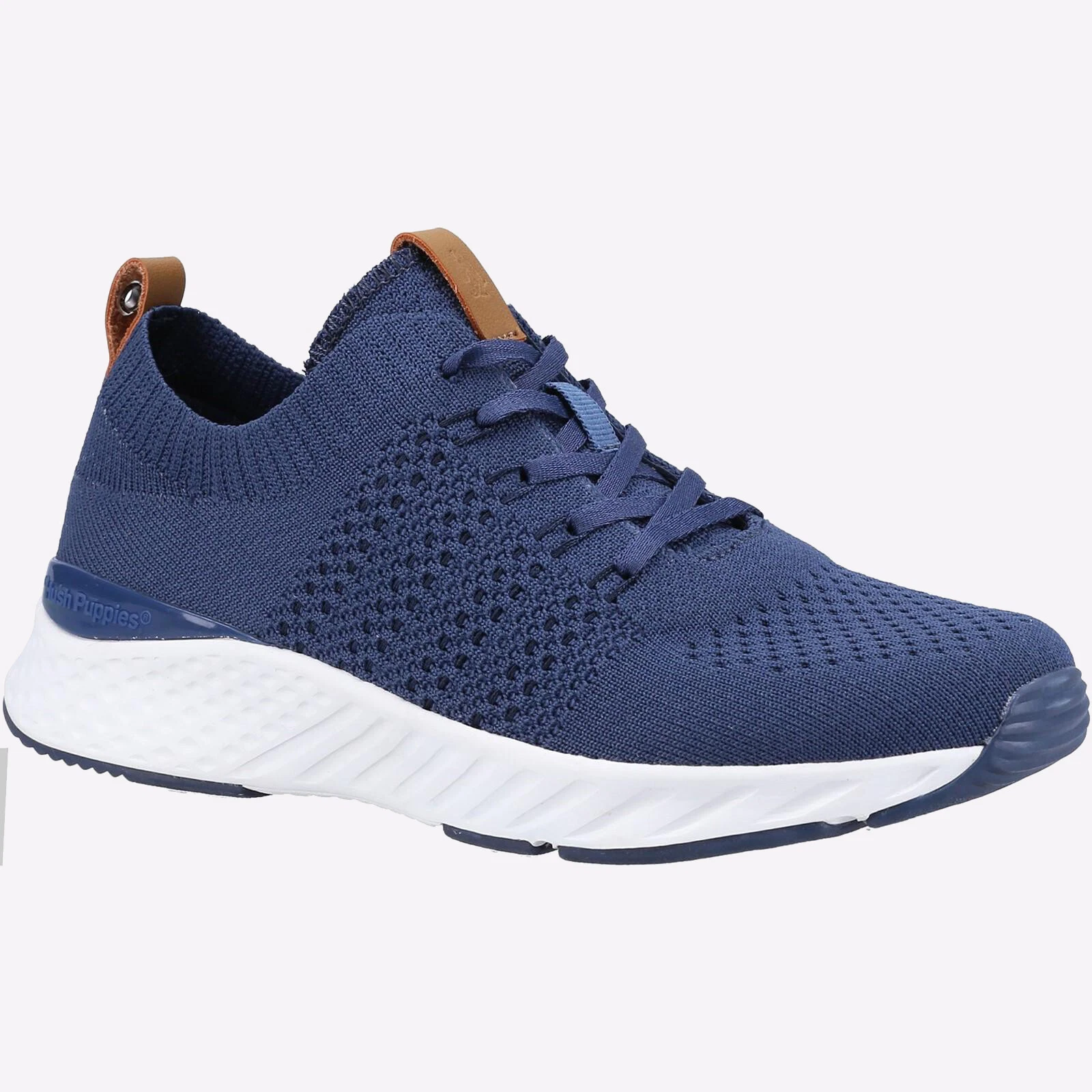 Hush Puppies Opal MEMORY FOAM Womens Ladies Casual Trainers Navy