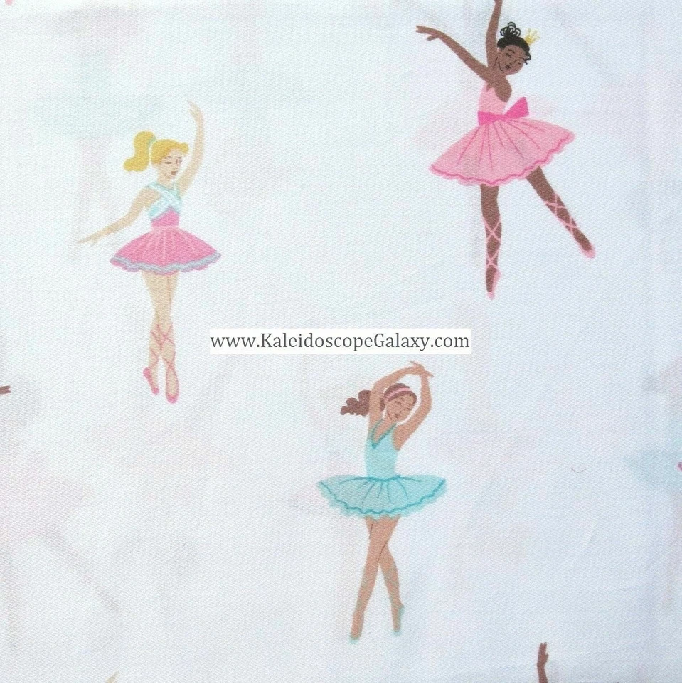 Nicole Miller Bailarina Ballet Sábanas Talla Completa Rosa Púrpura Blanco Aqua Dancer Foto 2 de 2