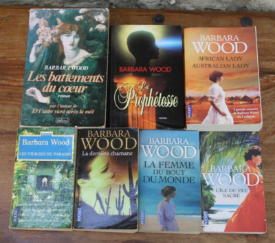 BARBARA WOOD - SET MIT 7 BÜCHERN - BELFOND / POCKET - Von 1988 bis 2016 - GUTER ZUSTAND