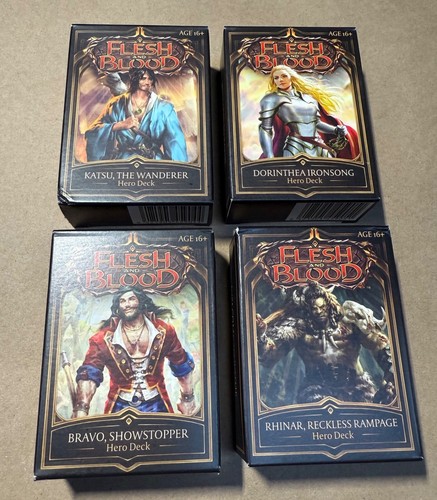 Flesh And Blood - Welcome To Rathe Alpha Hero Deck Set (4 Decks) Neu/Sealed