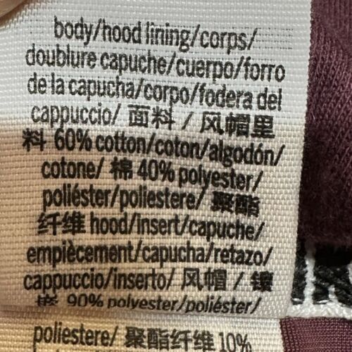Victoria’s Secret VS Púrpura Terciopelo Crop Top L/S Pullover Sudadera | Mujer’s S - Imagen 7 de 8