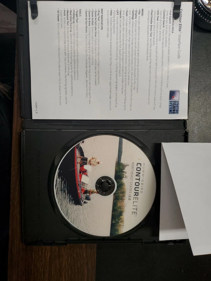 HUMMINBIRD 600046-2 CONTOUR ELITE PC SOFTWARE V2 NORTHEAST STATES - Image 3 of 3