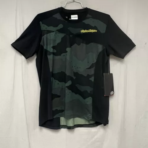 Troy Lee Designs TLD Womens Skyline SS Cycling Jersey Camo Stealth/Black XLarge