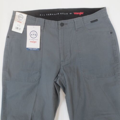 New Wrangler ATG Pants Womens 16 Tall Gray Sierra Slim Fit All Terrain Gear Hike - Picture 2 of 14