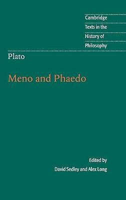 Plato: Meno and Phaedo Sedley Long Hardback Cambridge University Press