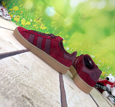 Adidas Original Campus 00s Men's Leather Red Brown Versatile Sneakers IF4335