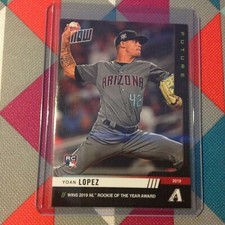YOAN LOPEZ RC Diamondbacks 10 card set Base NL ROY Award 2019 TOPPS NOW Future