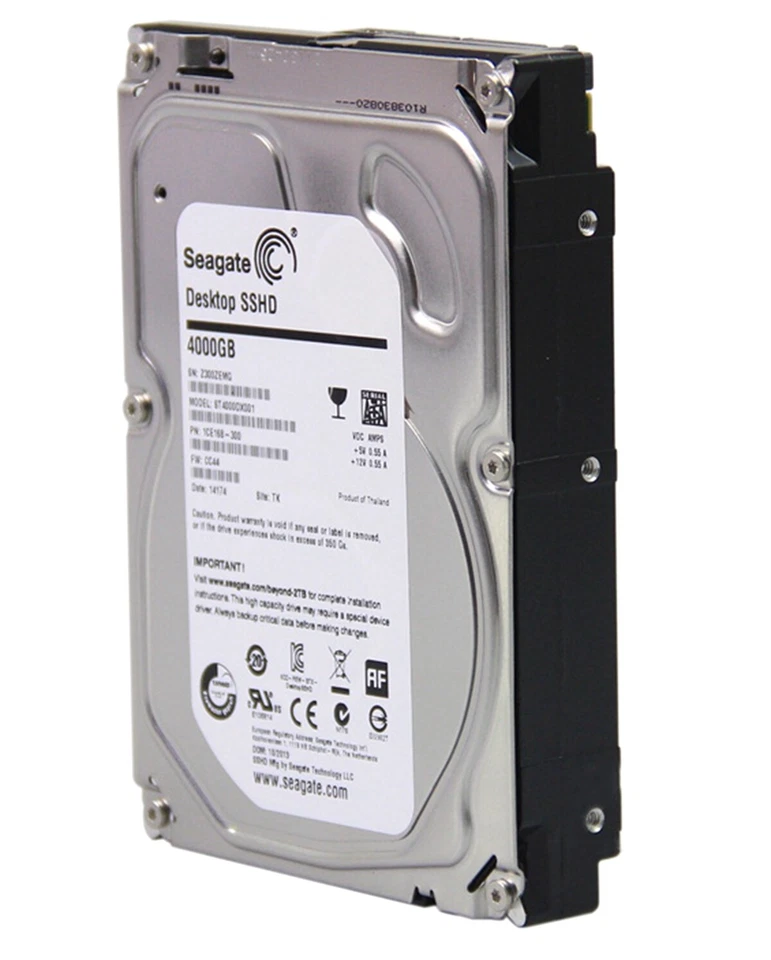 NEW SEAGATE ST4000DX001 SSHD Hybrid Hard Drive - Image 3 of 4