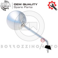Rechter RüCkspiegel Chrom Piaggio Vespa Granturismo 125 2006/2007 Homologiert