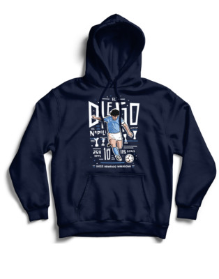 Diego Armando Maradona Taschenpullover Fußball Neapel Argentinien Mano de Dios Pibe