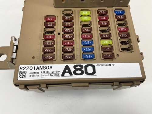 2020 Subaru Legacy Outback Interior Fuse Box Body Control 82201AN80A OEM - Picture 6 of 7
