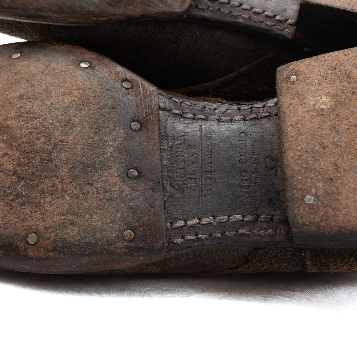 10sei0otto DIECISEIZEROOTTO Reversed Leather Ankle Boots