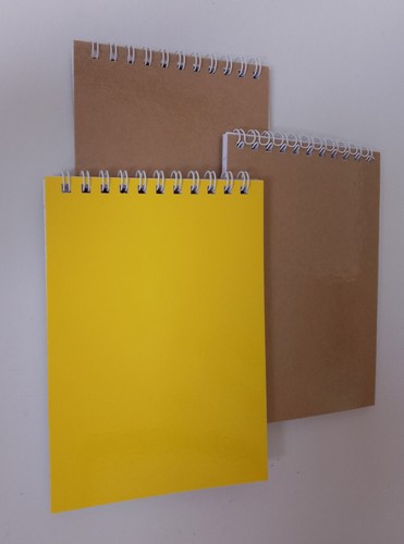 6 ALMOHADILLAS ESPIRALES TALLA A6 FORRADAS AMBOS LADOS REGLADAS LAMINADO JOTTER BLOC DE NOTAS CUADERNO - Imagen 3 de 52