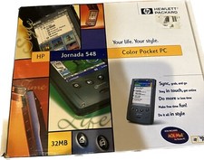VTG HP JORNADA 548 COLOR POCKET PC BOX DOCKING STATION HANDHELD COMPUTER CHARGER