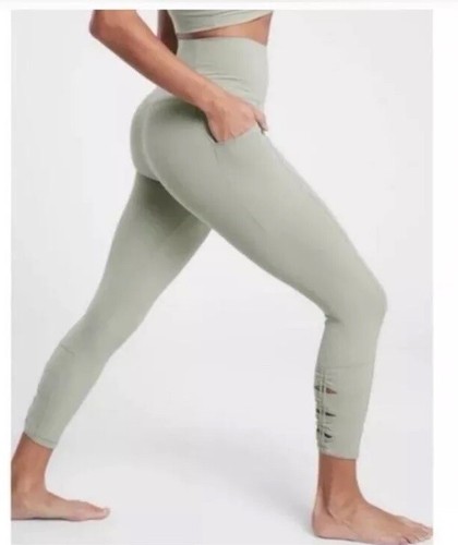 Legging Athleta Salutation Stash Pocket ll Cinch 7/8 apretado 1X verde gris alto - Imagen 4 de 13
