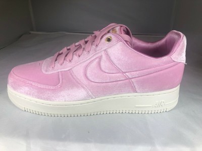 pink velour air force 1