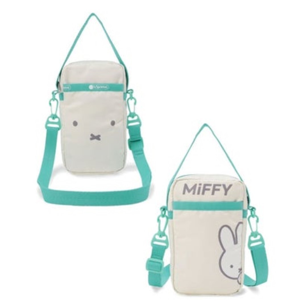 LeSportsac MINI PHONE CROSSBODY Miffy Ivory Fawn Crossbody